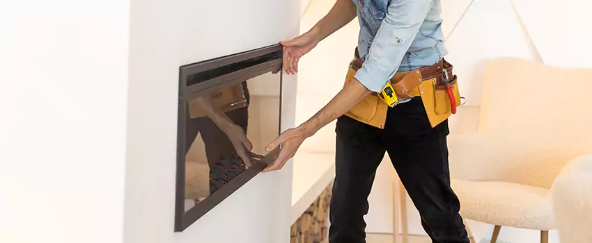 Metal Fireplace Installation in Allendale, Michigan